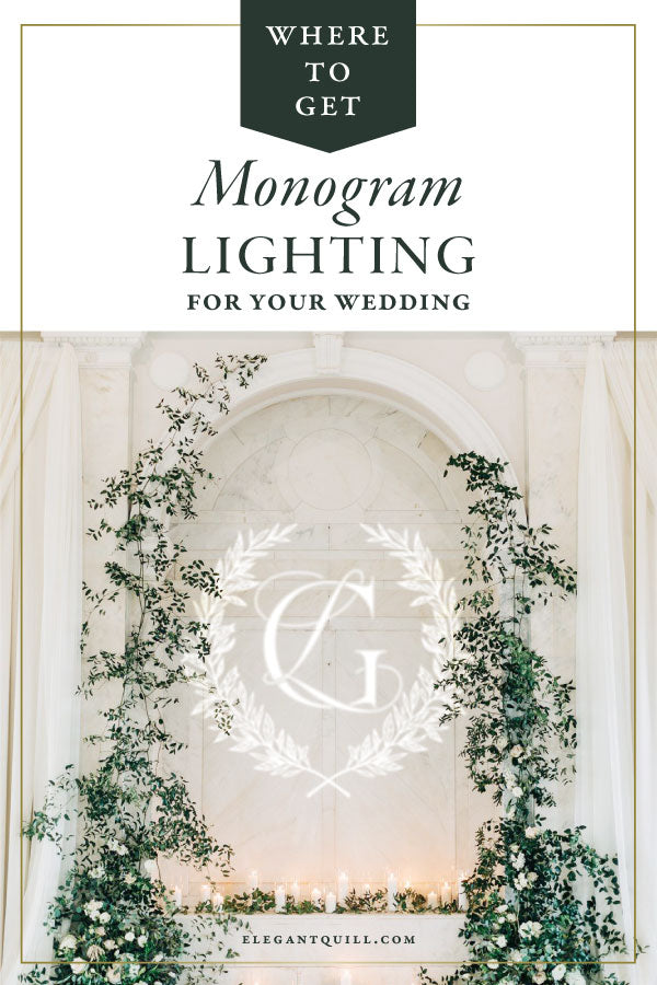 How to get MONOGRAM LIGHTING for your wedding