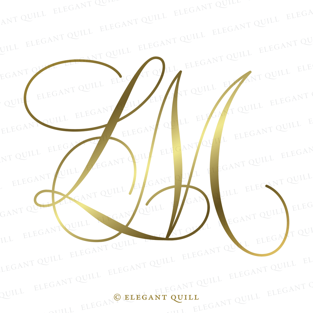 2 letter logo, LM initials