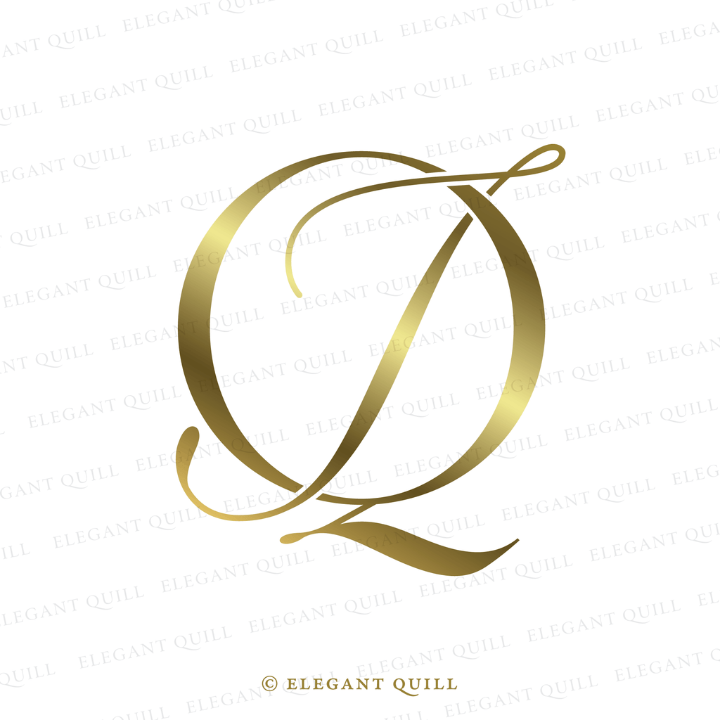 2 letter logo design, IQ initials