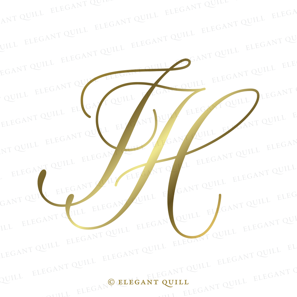 business logo design, HI initials