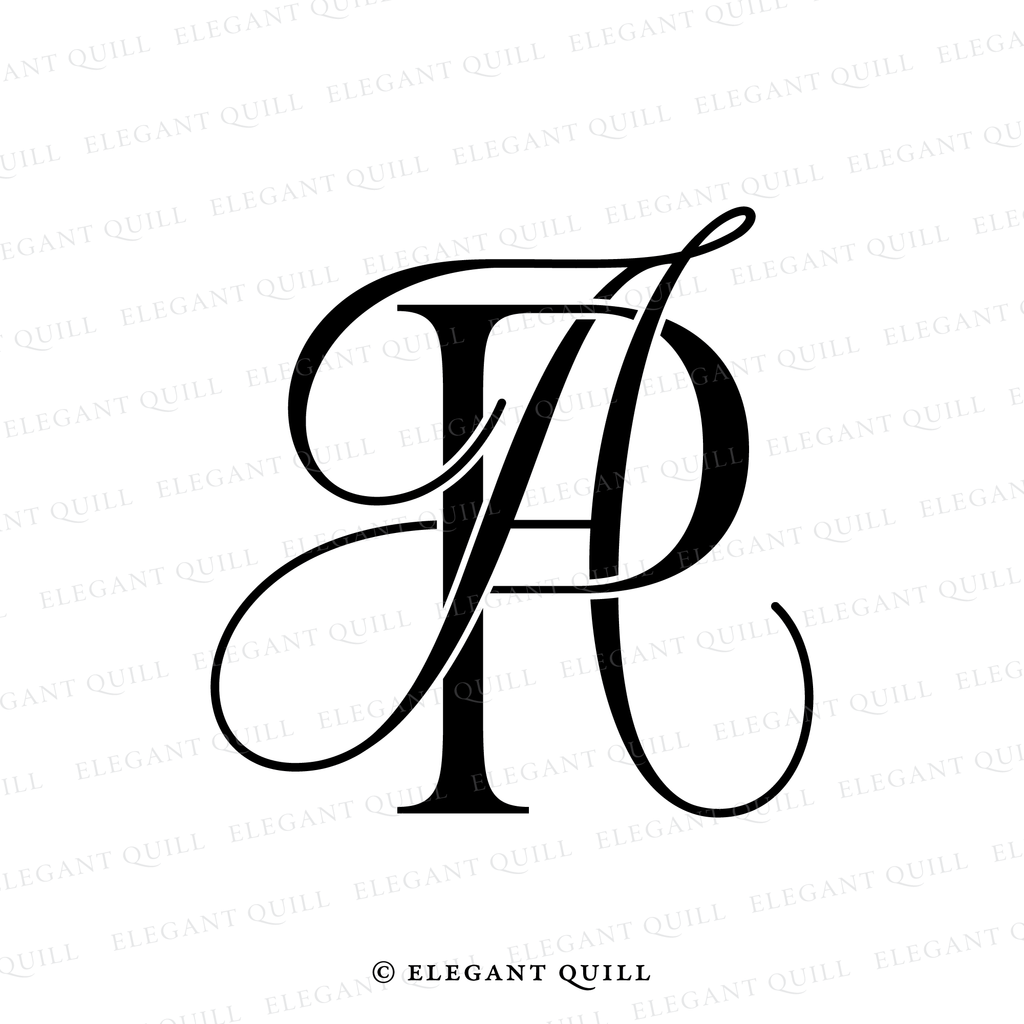 gobo monogram, AP initials