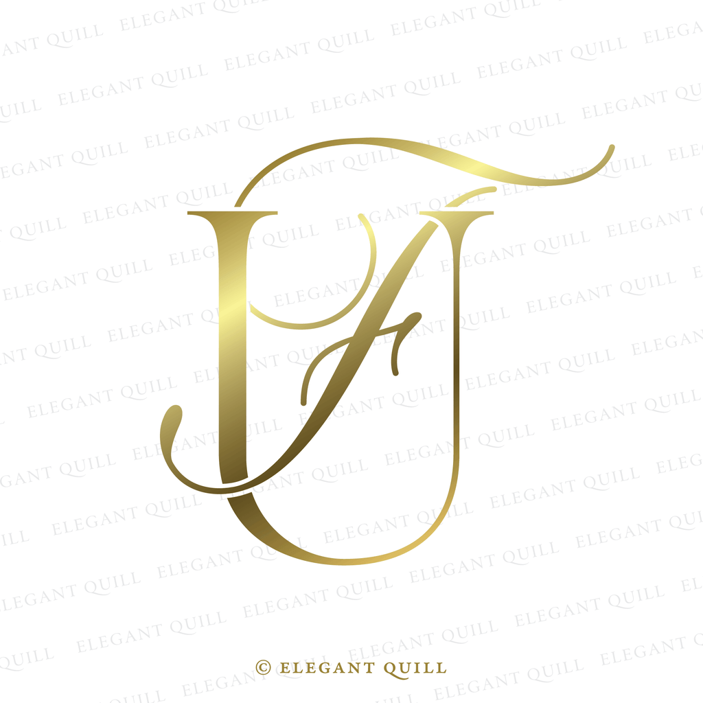 gobo monogram, FU initials
