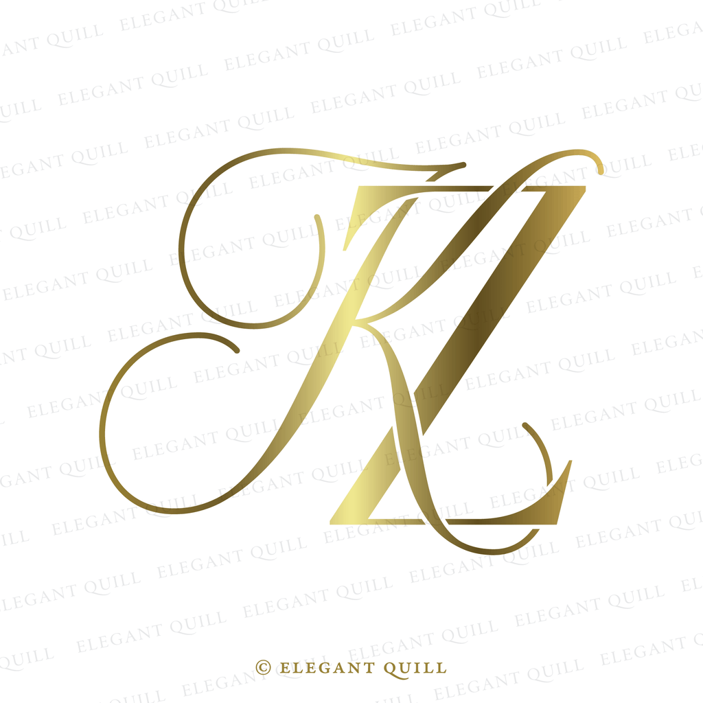 gobo monogram, KZ initials logo