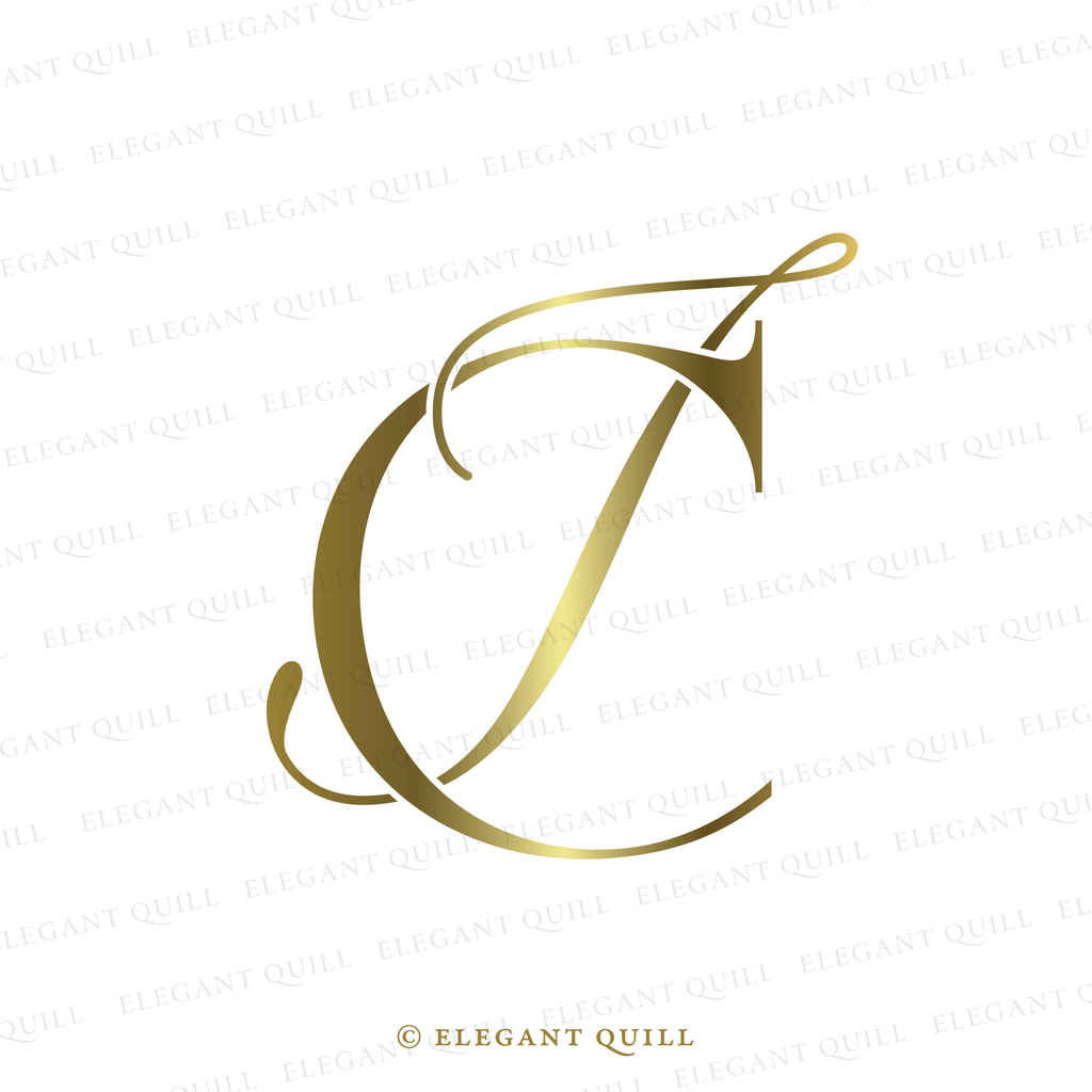 minimalist logo design, IC initials