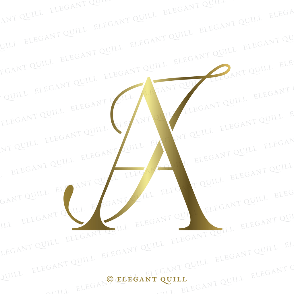 modern logo design, IA initials