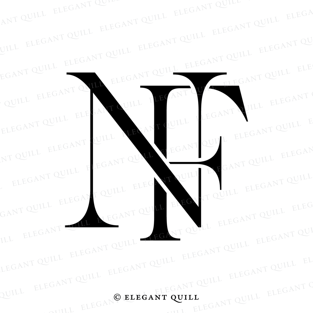 monogram, FN initials logo