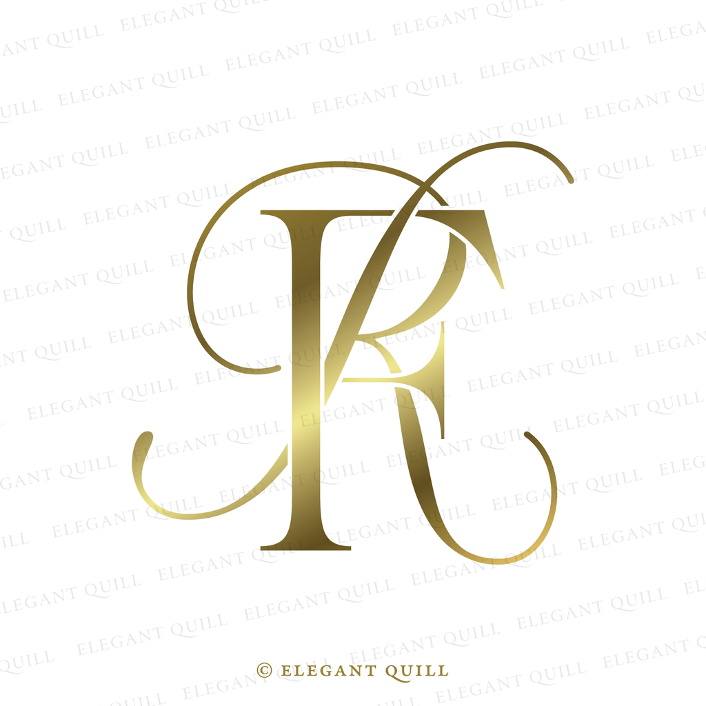 monogram, RF initials