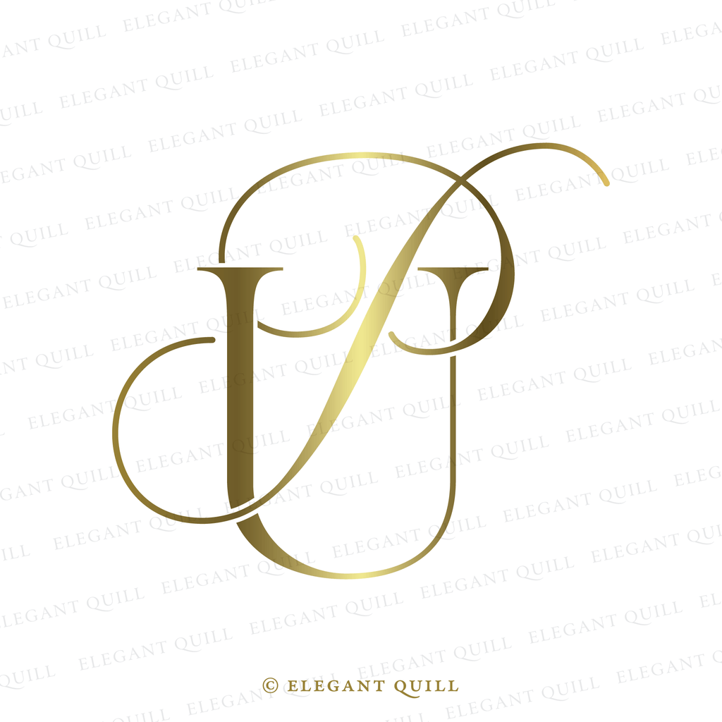 monogram initials, PU logo