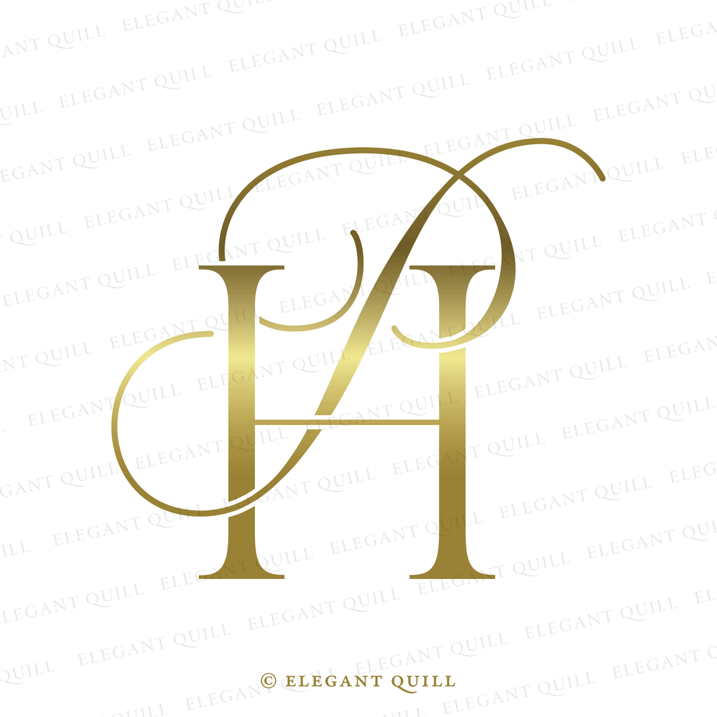personal brand logo, PH initials