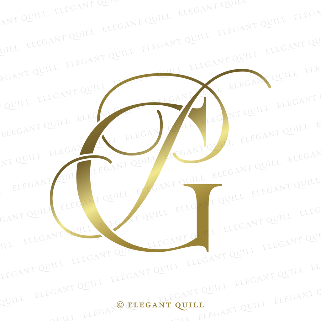 personal logo, PG initials