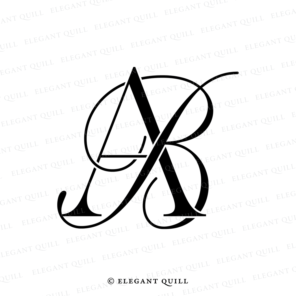 premade logo, BA initials