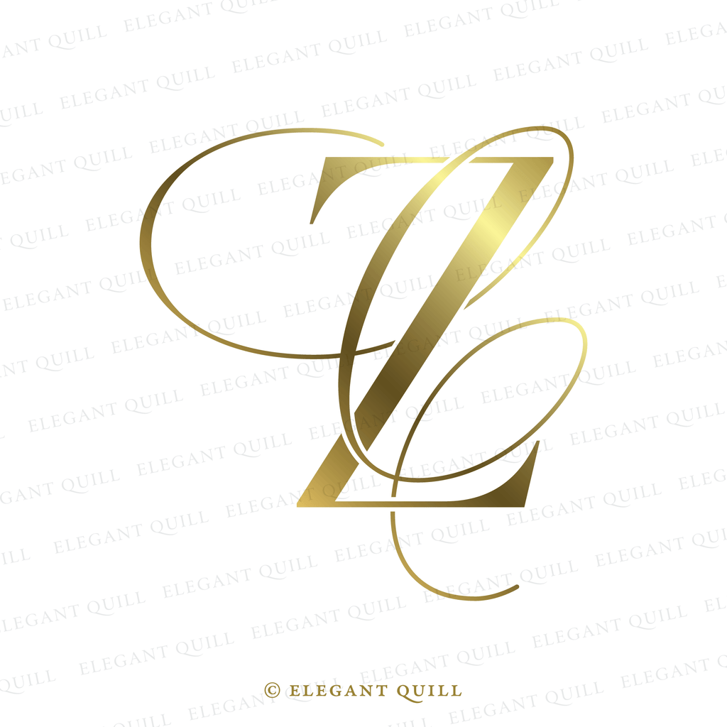 simple logo design, CZ logo gold