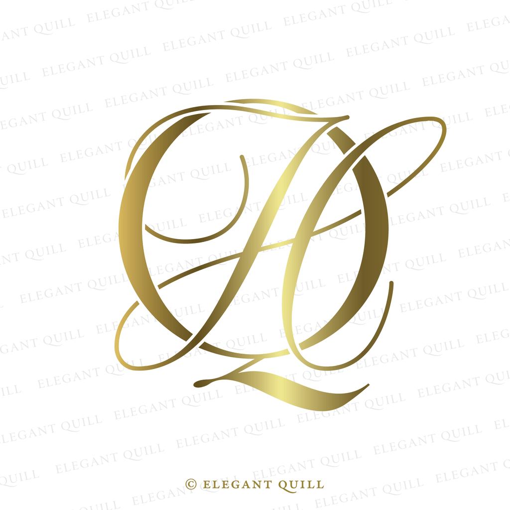 wedding gobo monogram, HQ initials