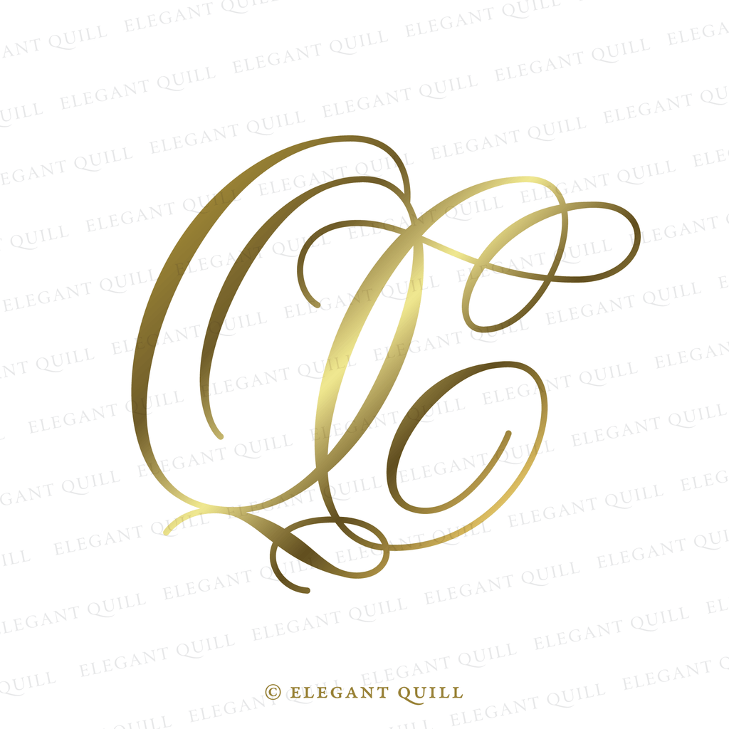 wedding initials, CQ