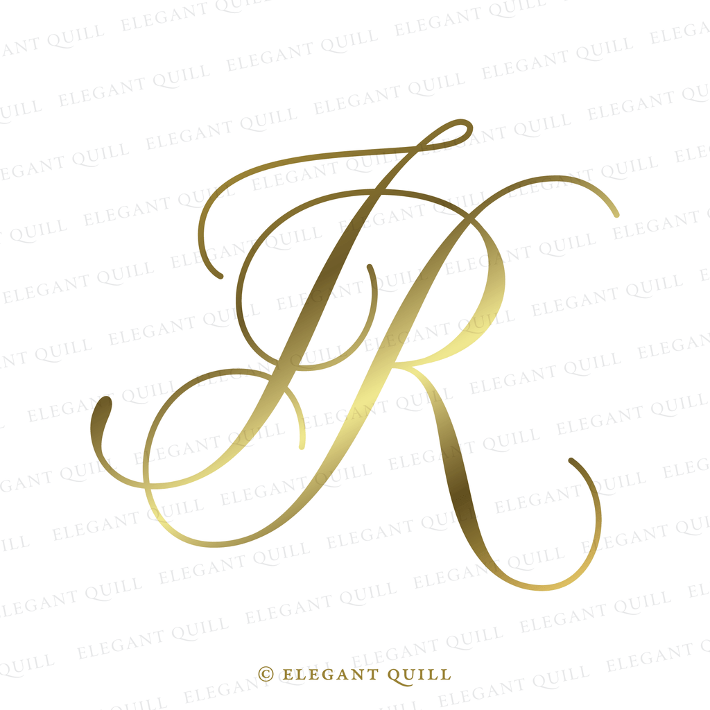 wedding initials, IR logo