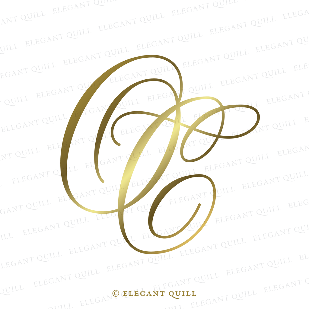 wedding initials monogram, CO