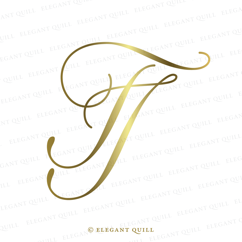 wedding logo design, IT initials