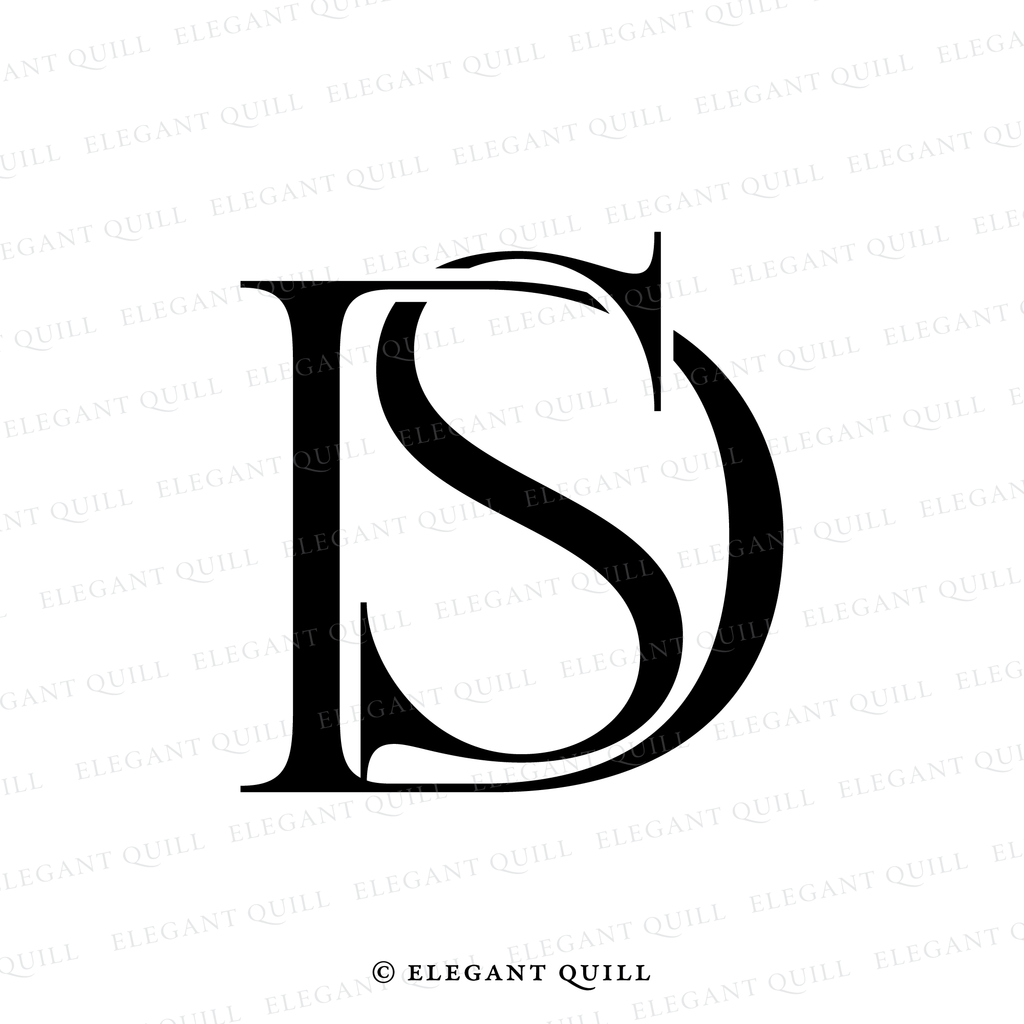 personal logo, DS initials