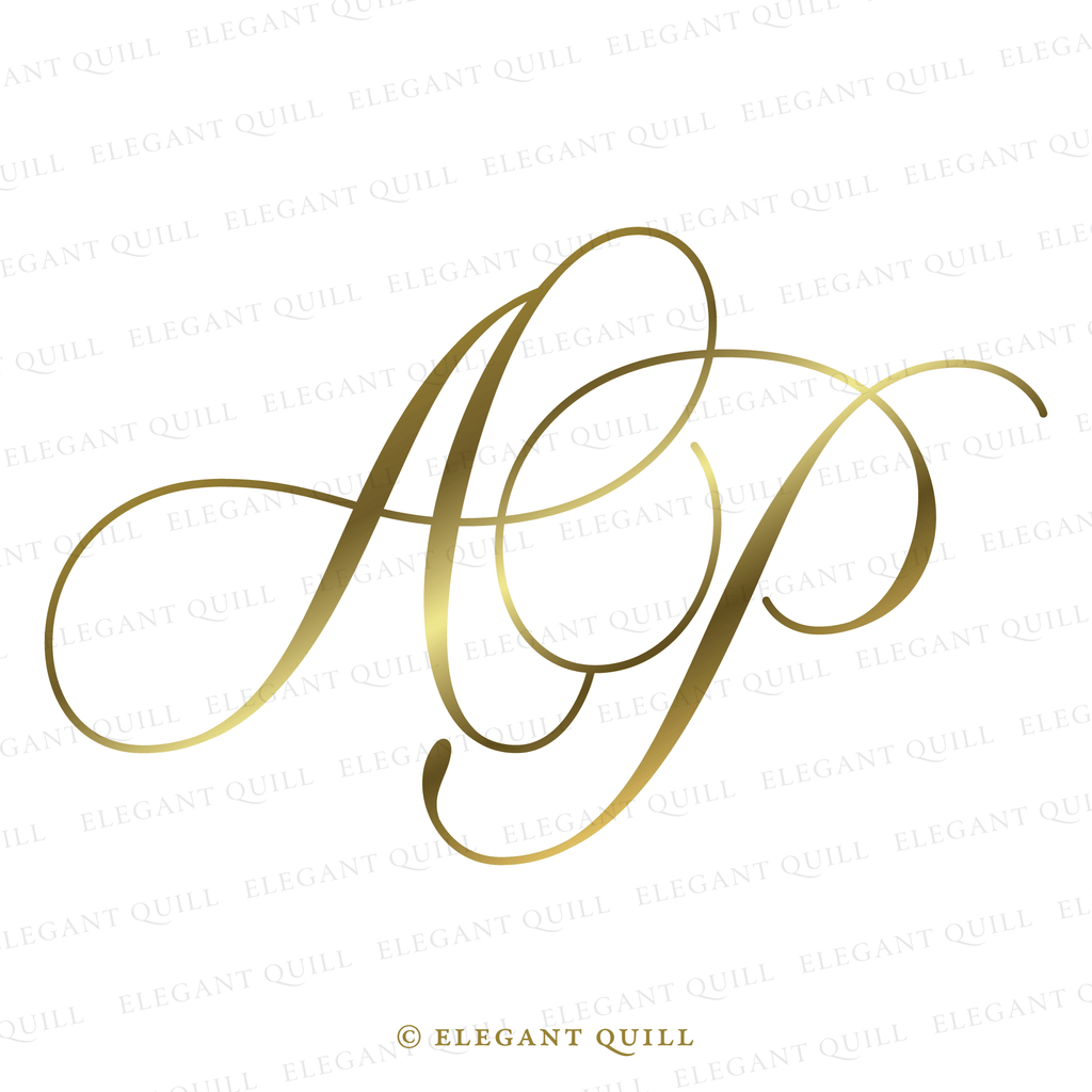 2 letter logo, AP initials