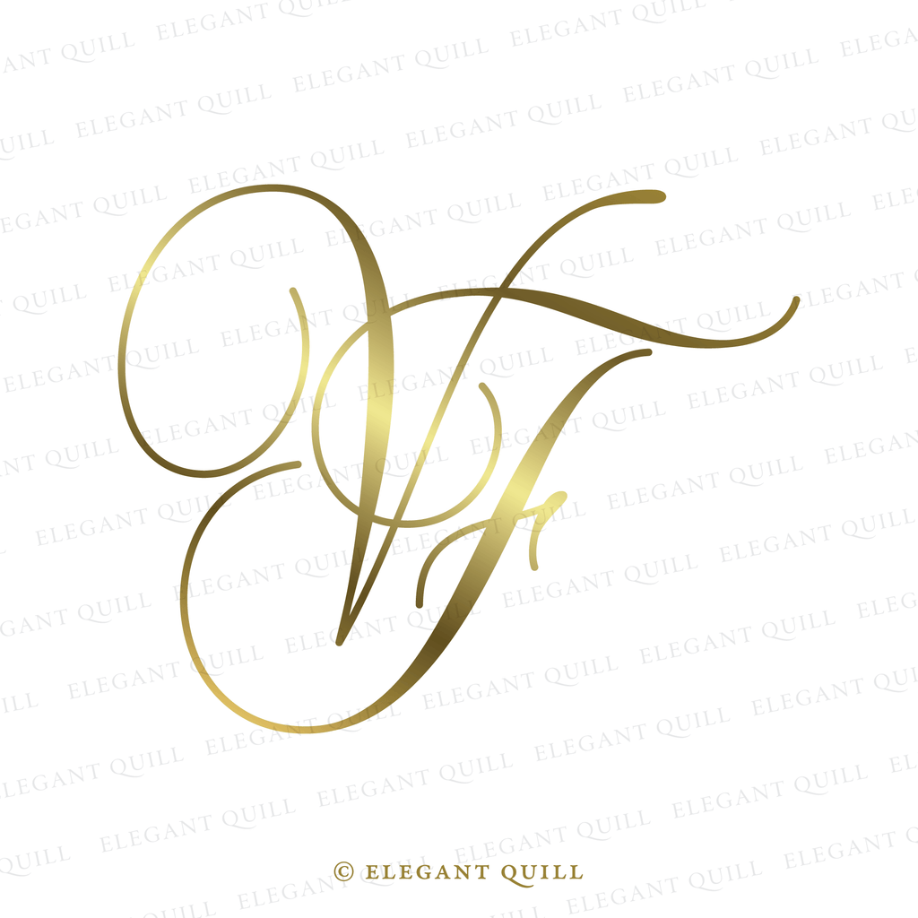  2 letter logo, FV initials