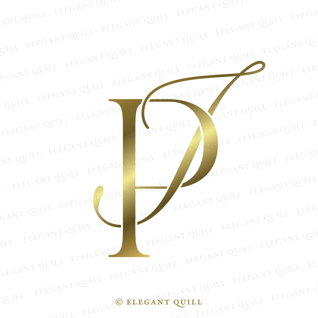 2 letter logo, IP initials