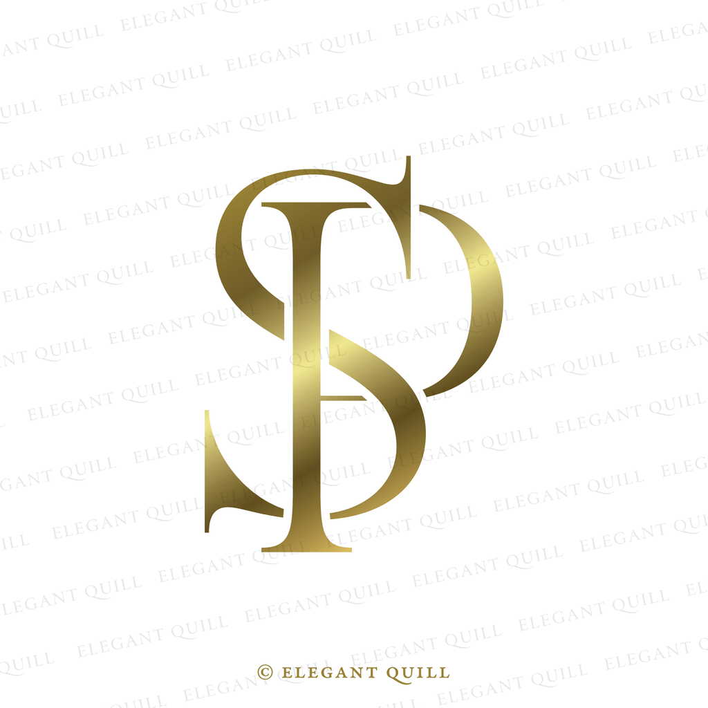 2 letter logo, PS initials