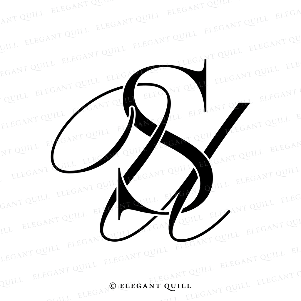 2 letter logo, US initials