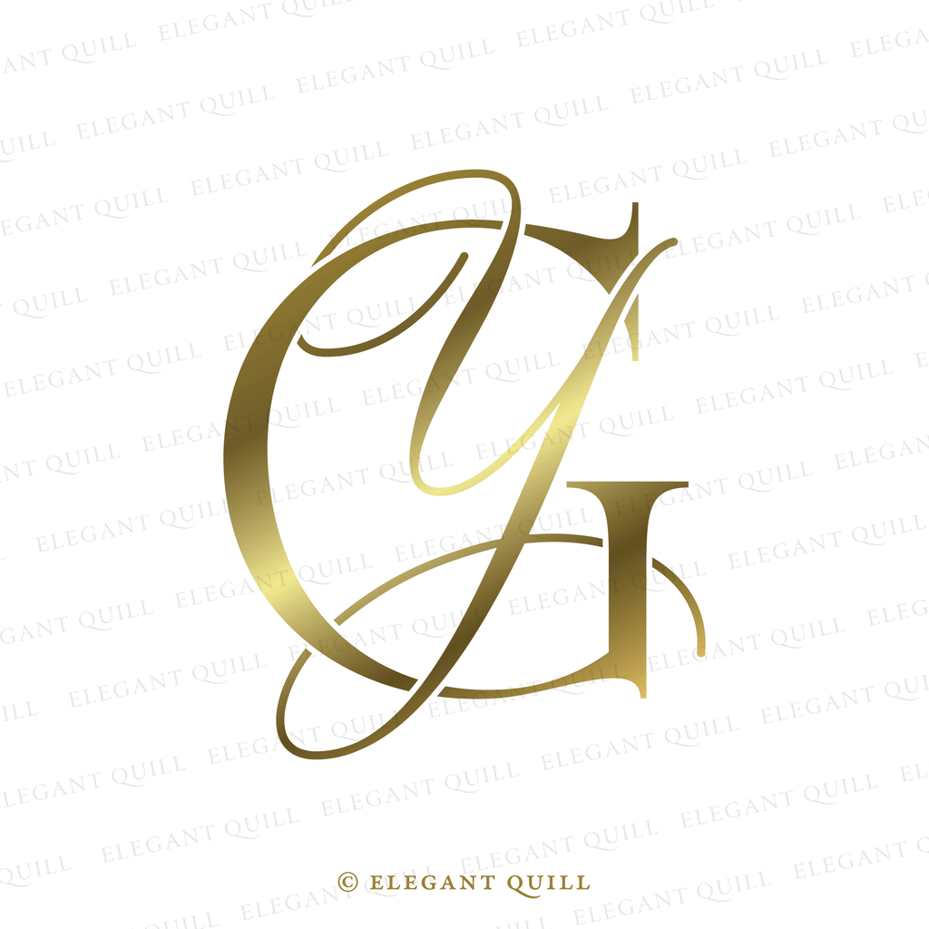 2 letter logo, YG initials