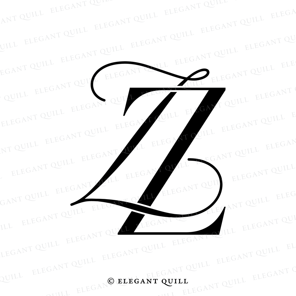 2 letter logo, ZZ initials