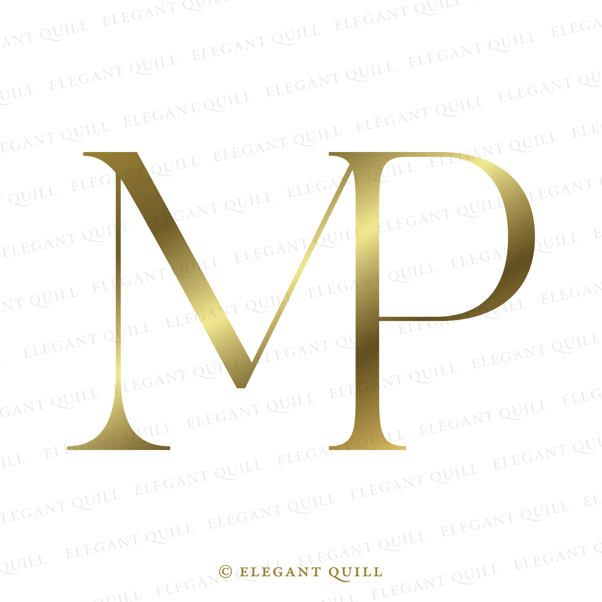 Initial letter mp logo or pm design Royalty Free Vector