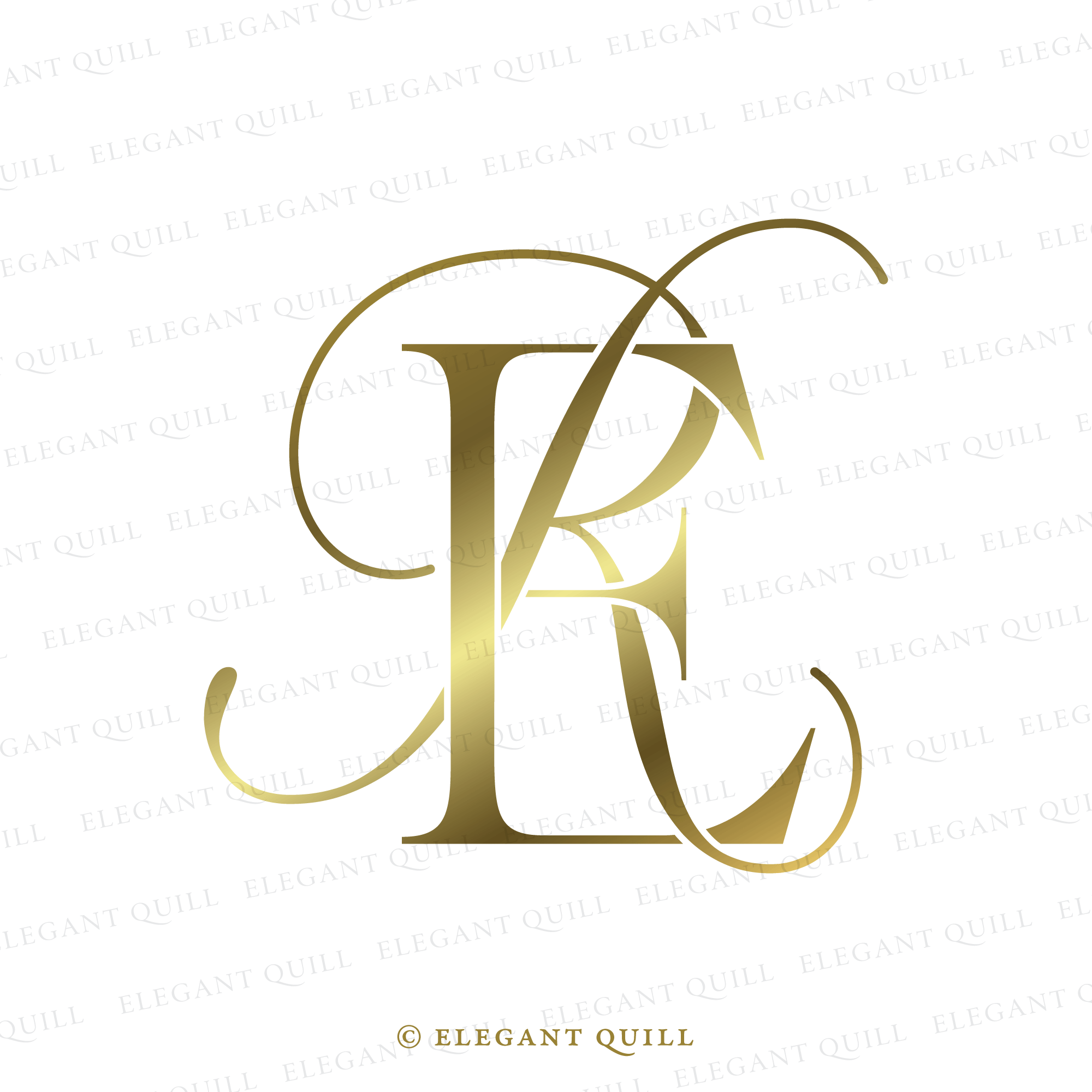 2 Letter Logo Design RE Initials Elegant Quill 2-letter-logo-design-re-initials-elegant-quill