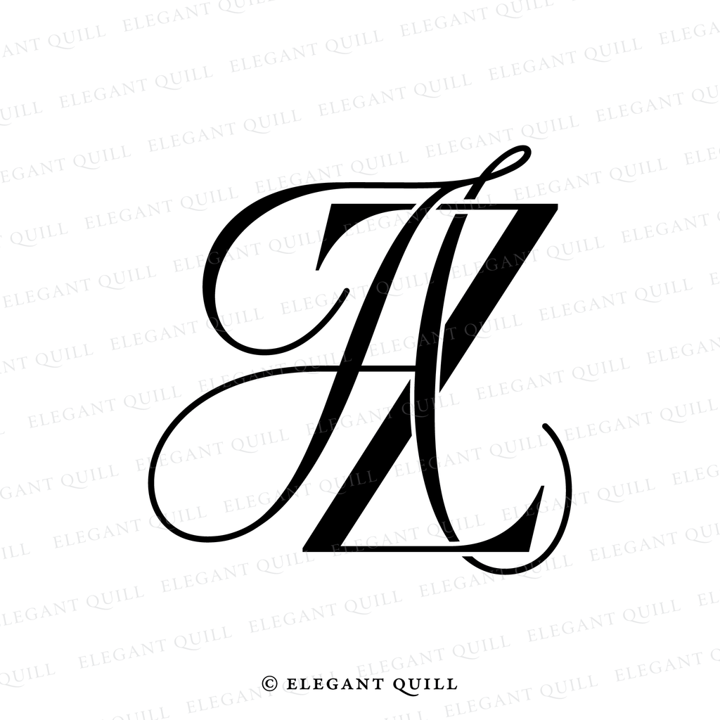 business logo design, AZ initials