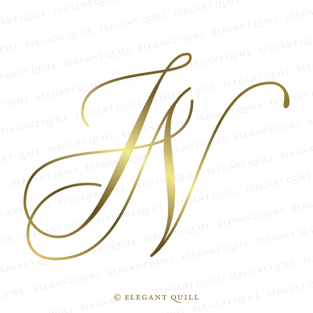 business logo design, JN initials