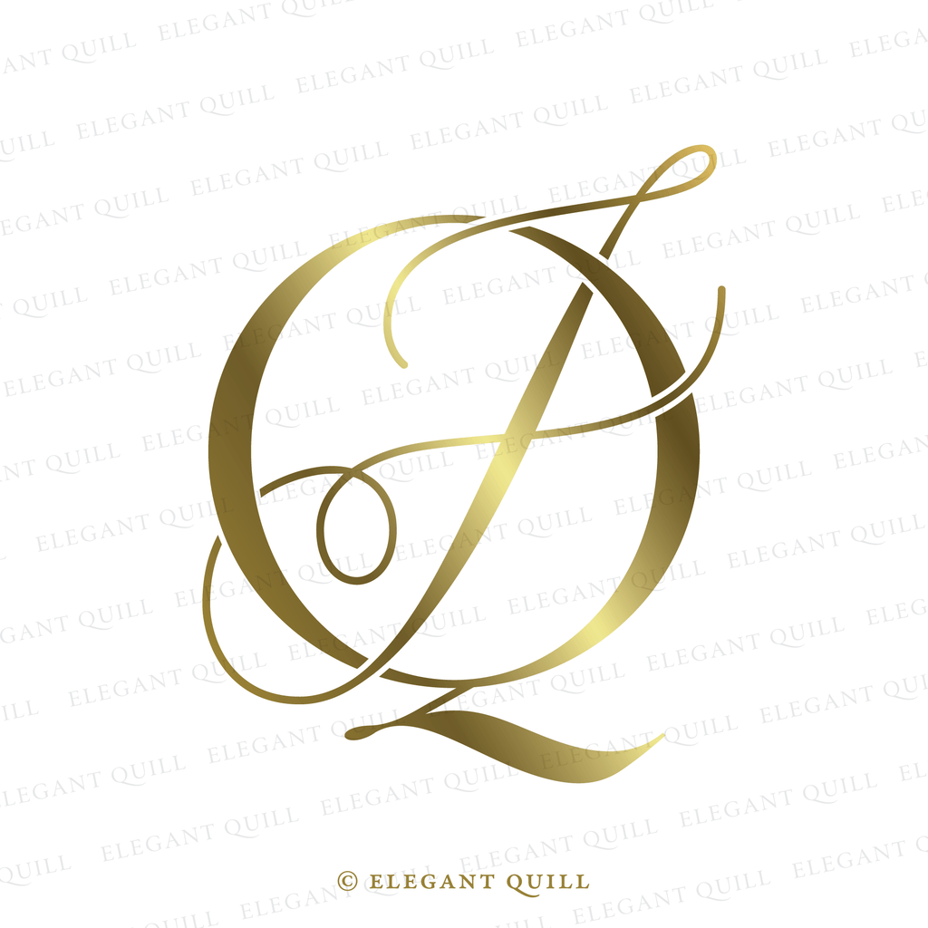 business logo design, JQ initials