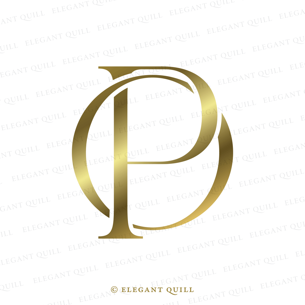 business logo design, OP initials