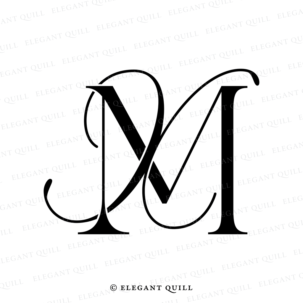 business logo design, XM initials