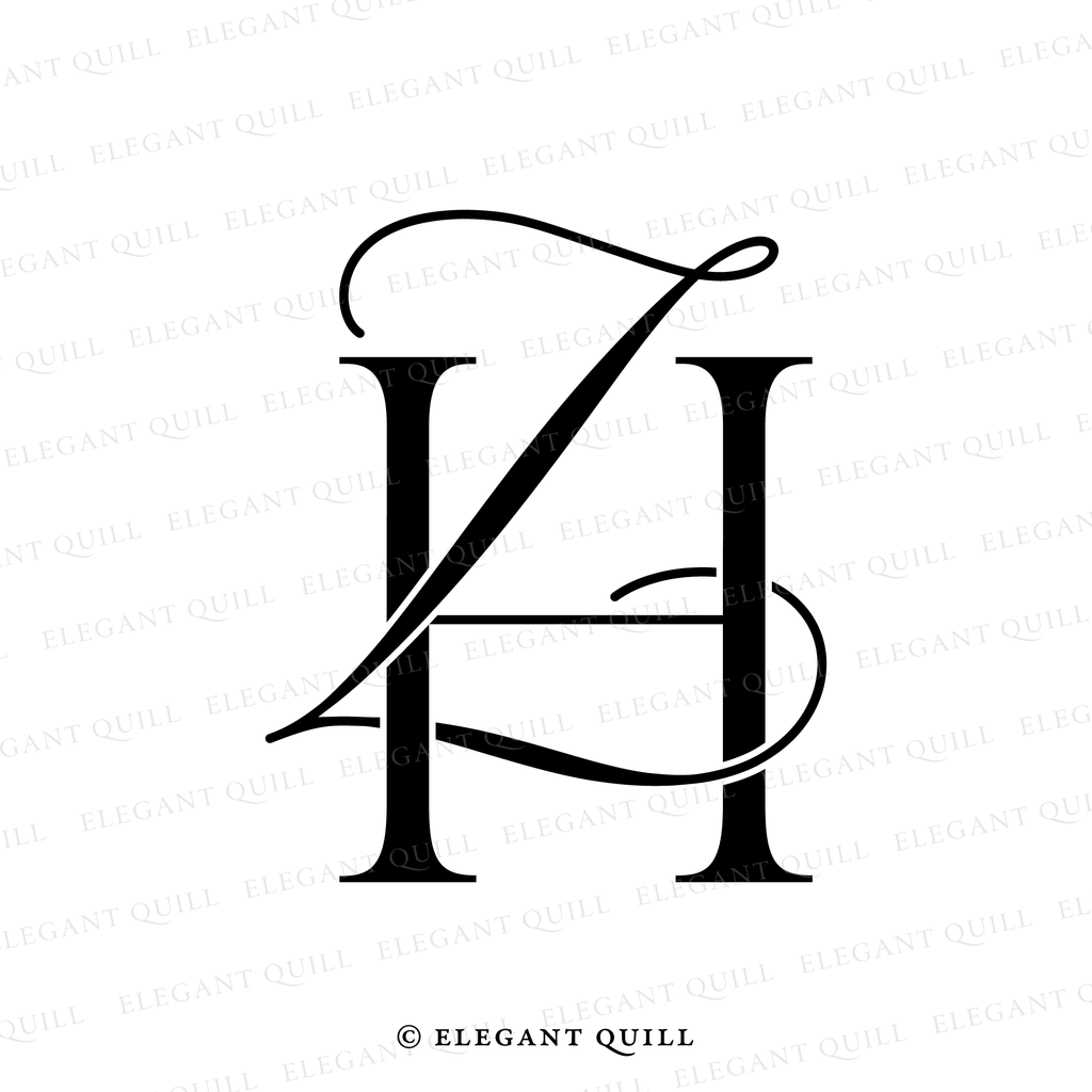 business logo design, ZH initials