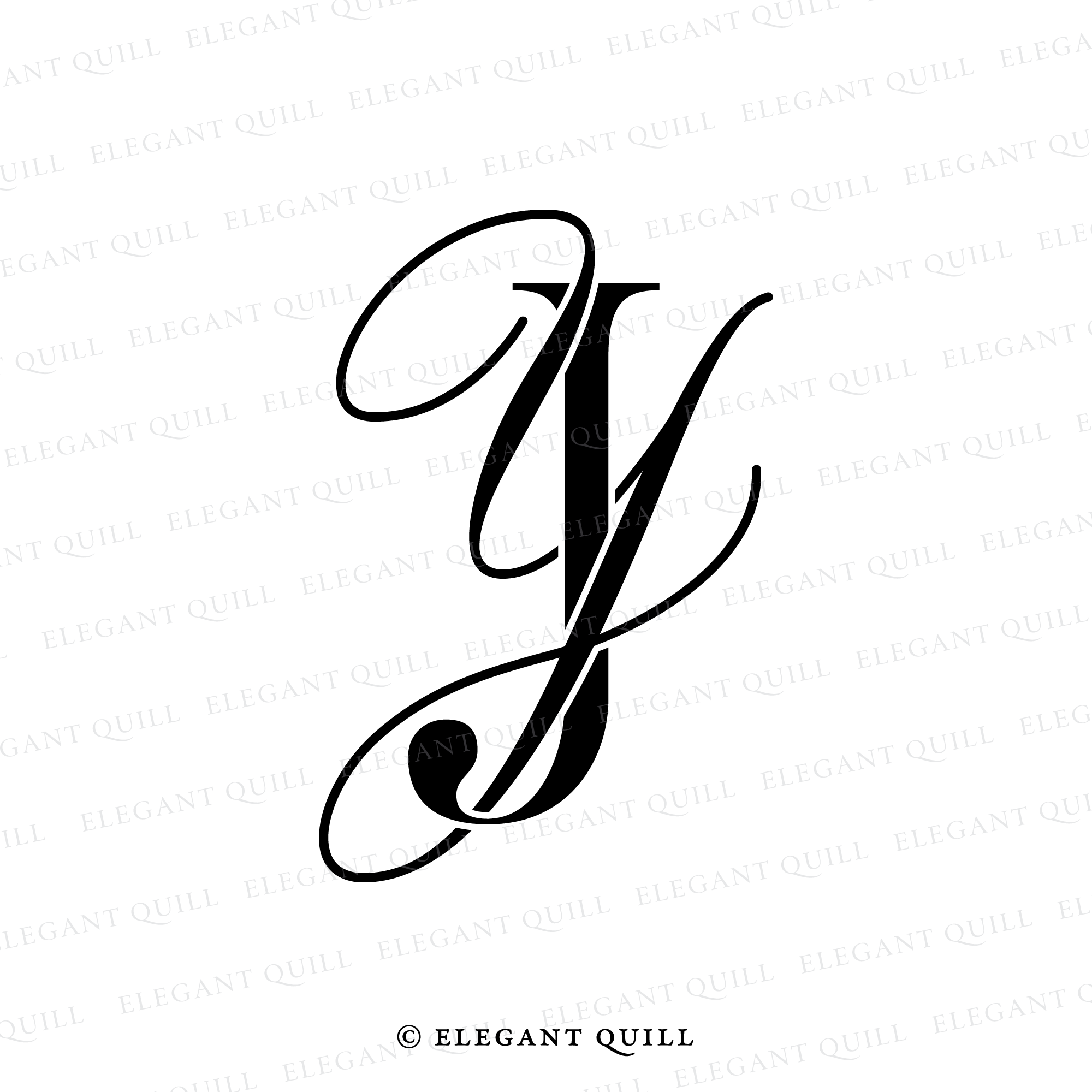 Initial YJ feminine logo. Usable for Nature, Salon, Spa, Cosmetic and  Beauty Logos. Flat Vector Logo Design Template Element. 15516689 Vector Art  at Vecteezy