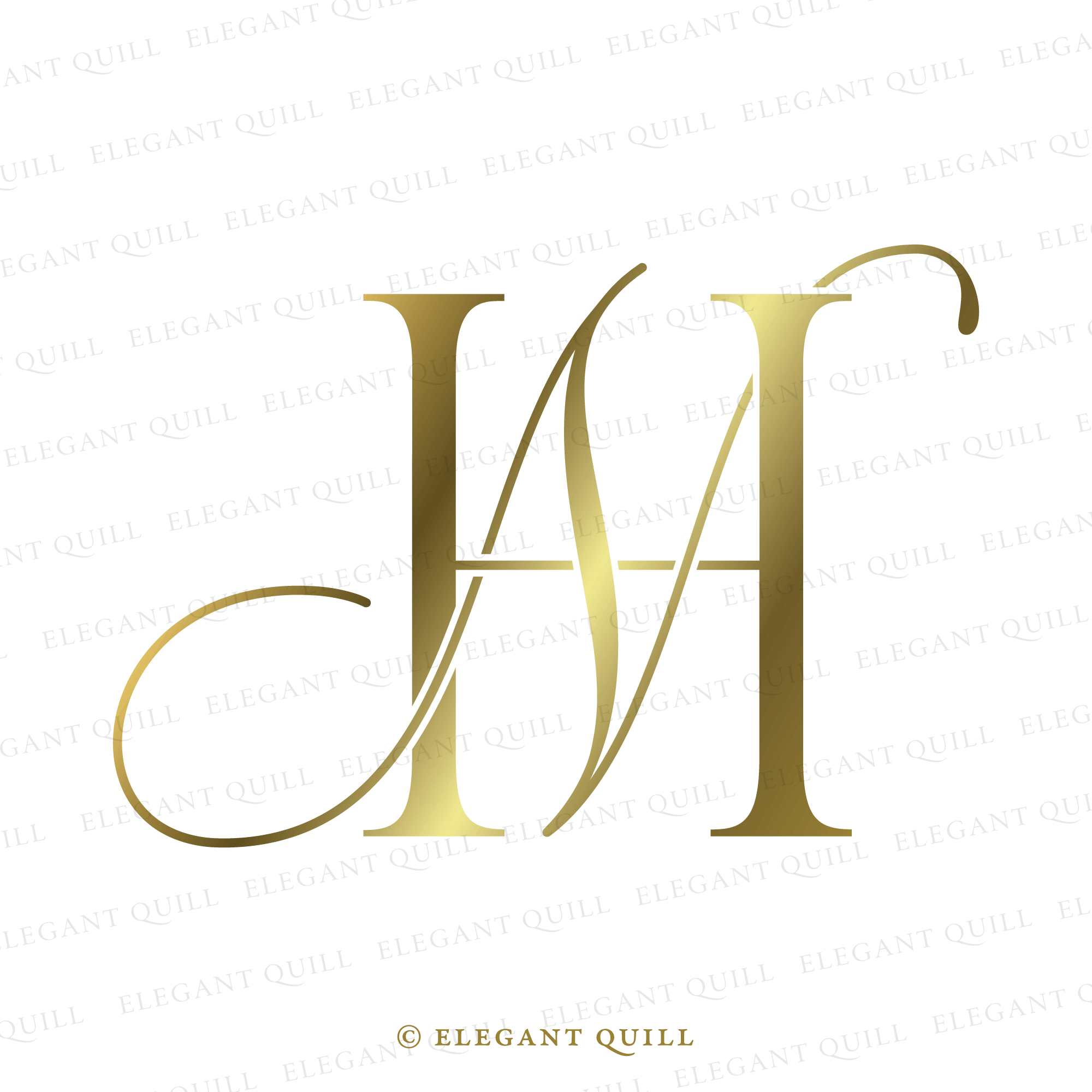 M Letter Monograms – Page 2 – Elegant Quill