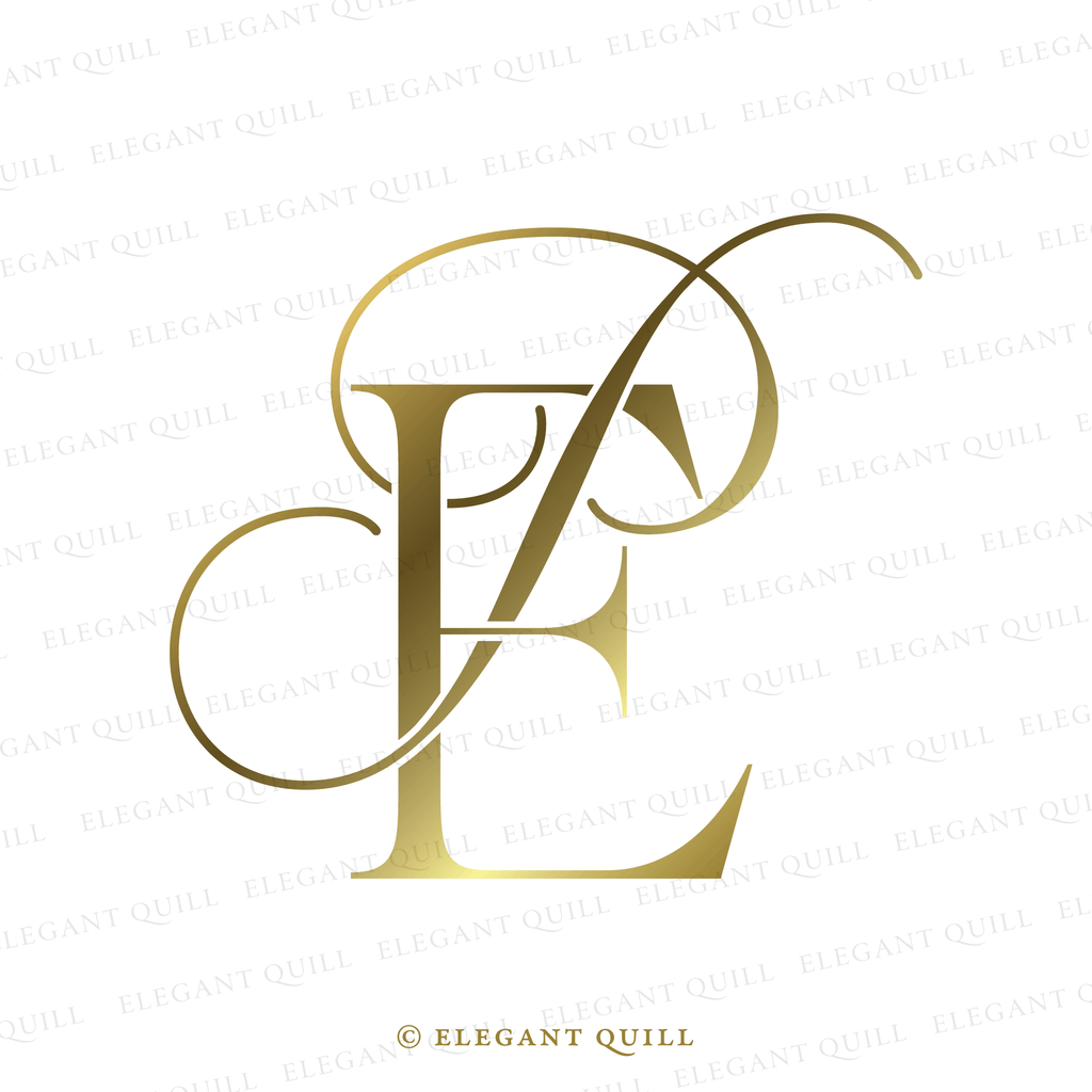 feminine logo, PE initials