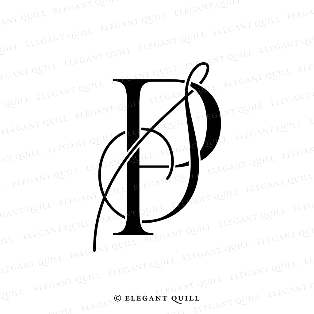 feminine logo, SP initials