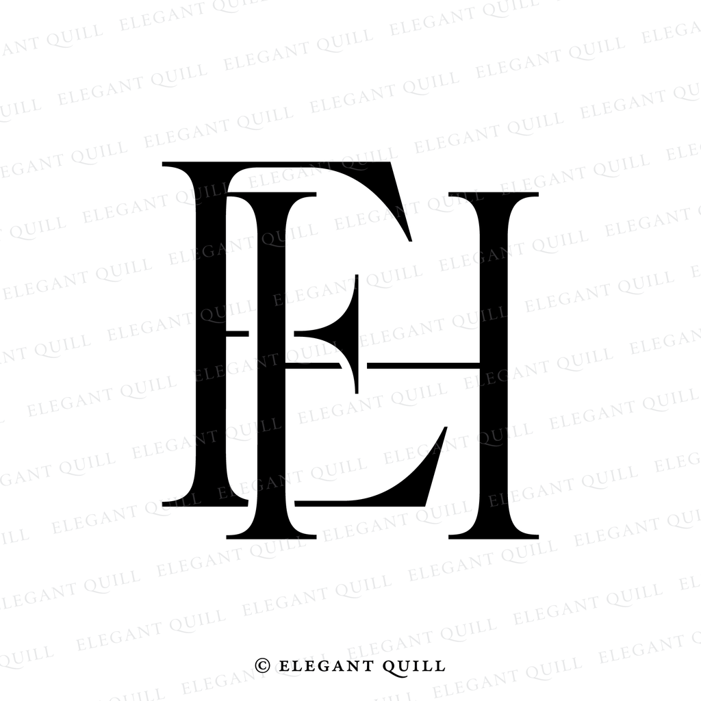 gobo logo, EH initials