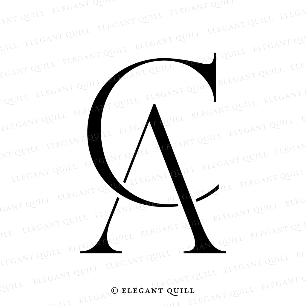 initials logo, AC