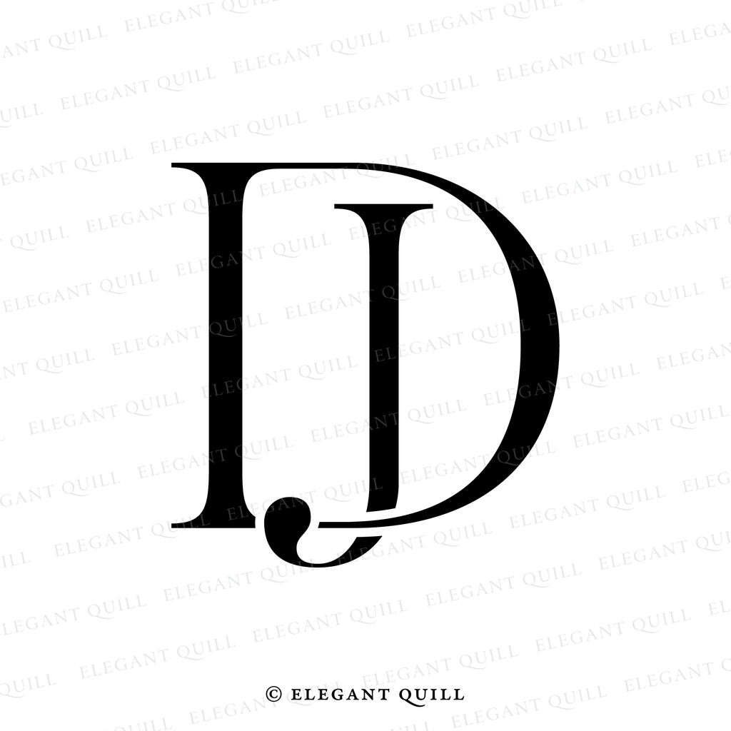 initials logo, DJ