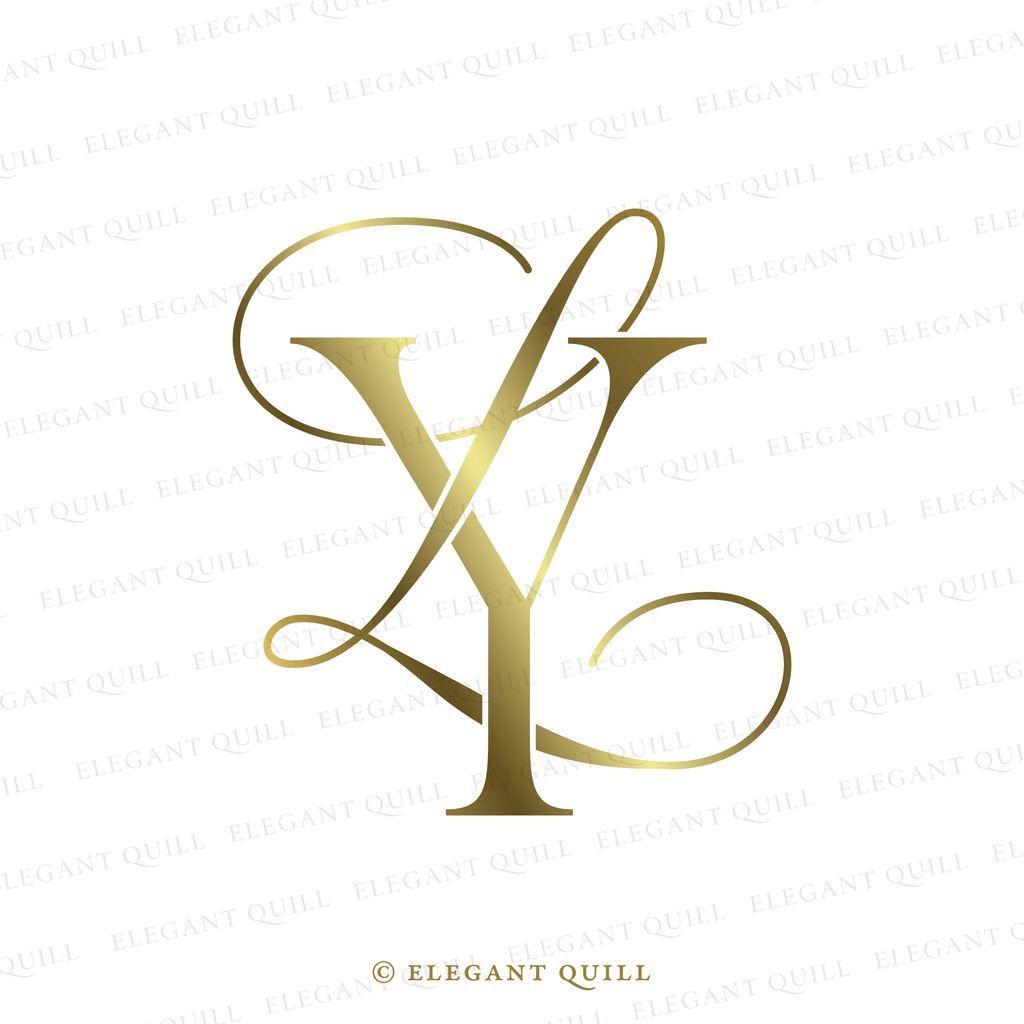initials logo LY 