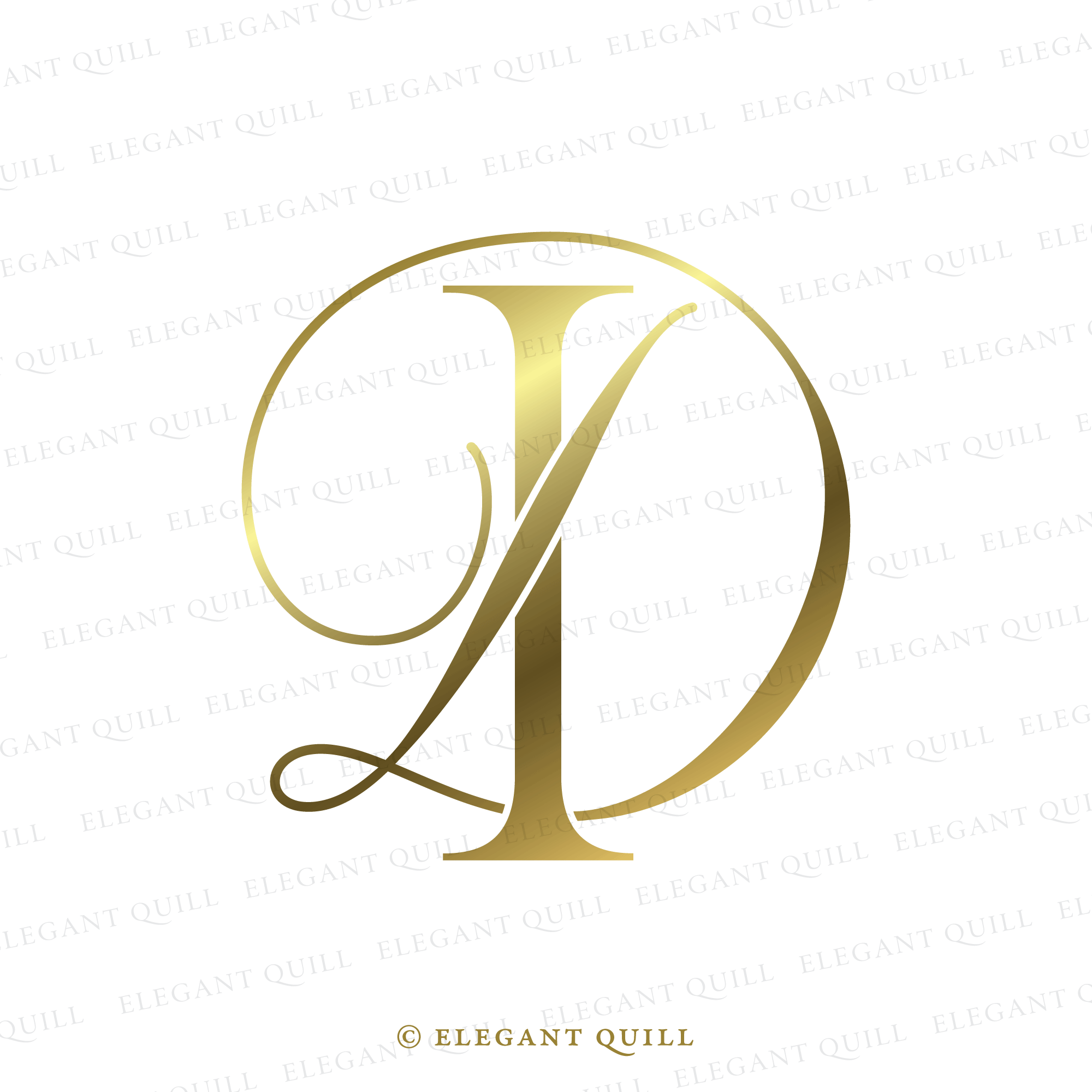 Designing A Chic Logo And Monogram For Weddings Featuring