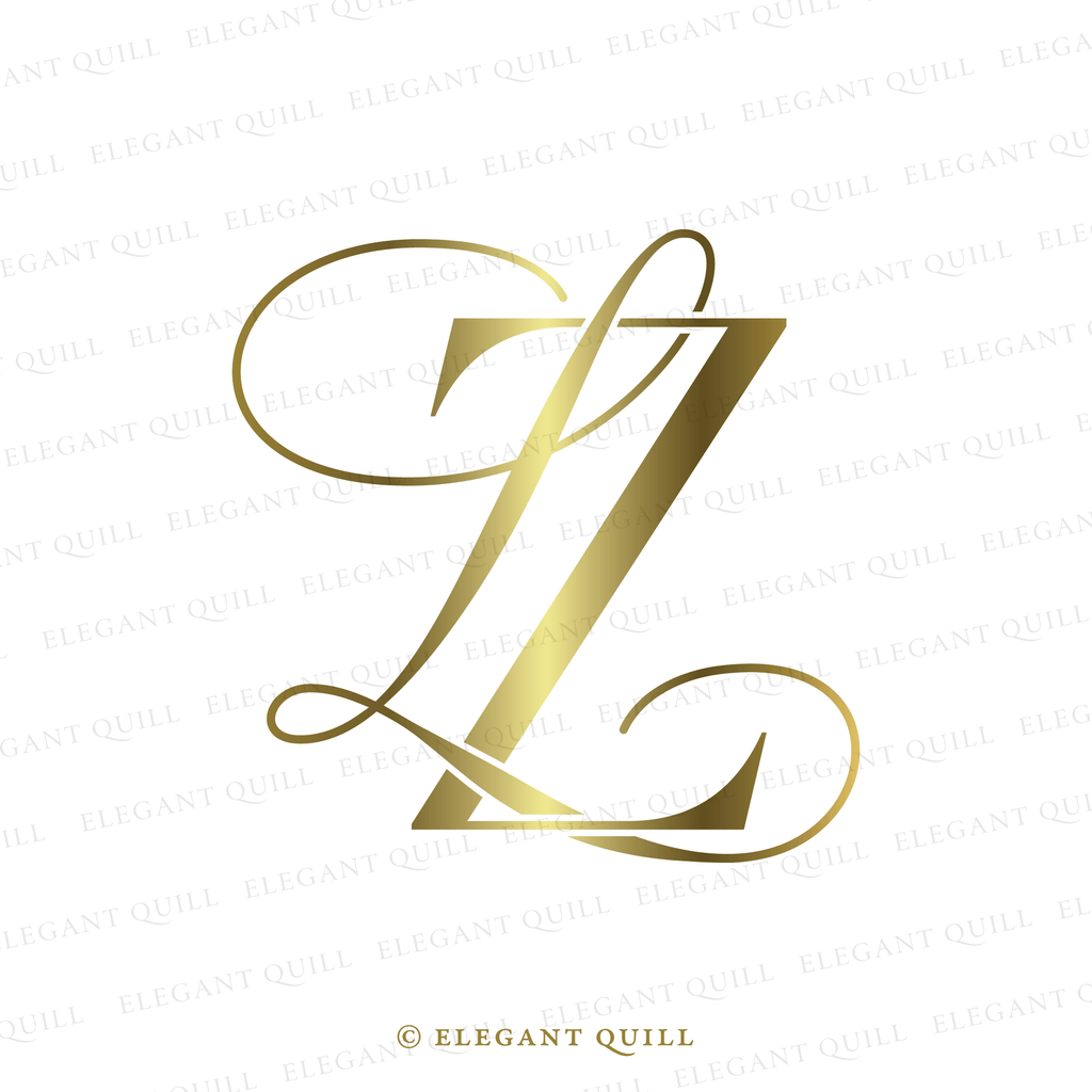 initials logo design LZ
