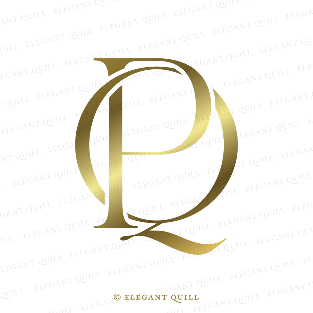 initials logo design, PQ