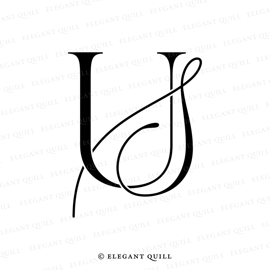initials logo design, SU