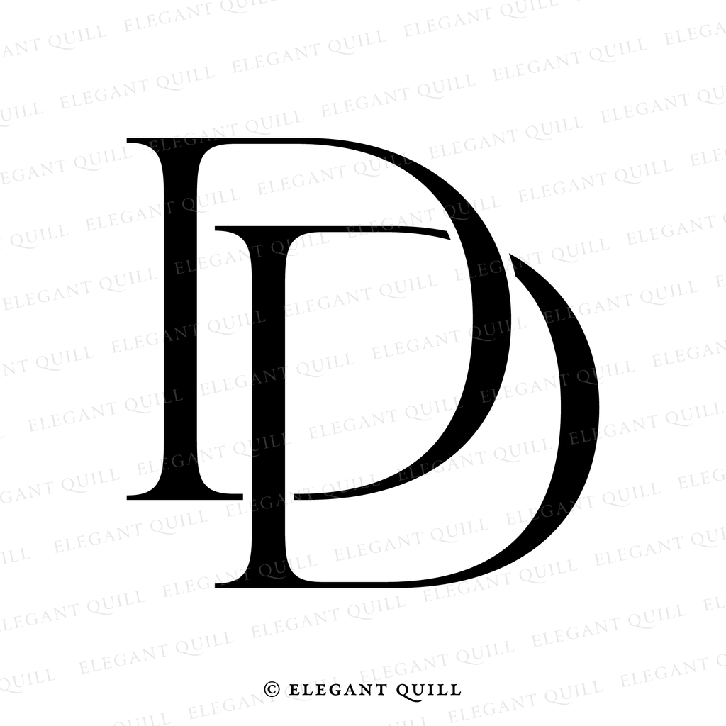 minimalist logo, DD initials